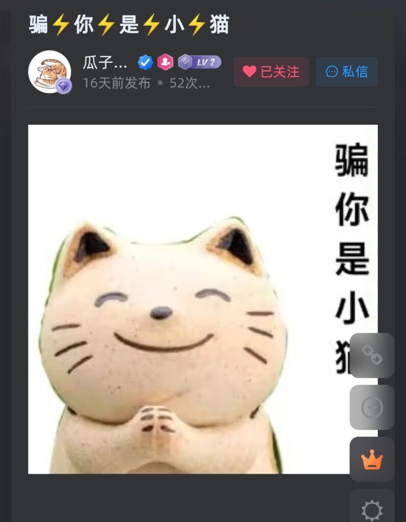 我的表情包（基于 骗你是小猫 的灵感和 doge 表情包）（共有2版）-综合讨论论坛-综合讨论-小白网